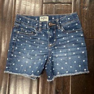 Oshkosh Girls Star Shorts Sz 6/6x
